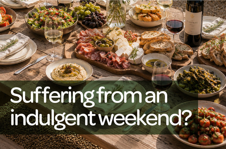 Suffering from an indulgent weekend?