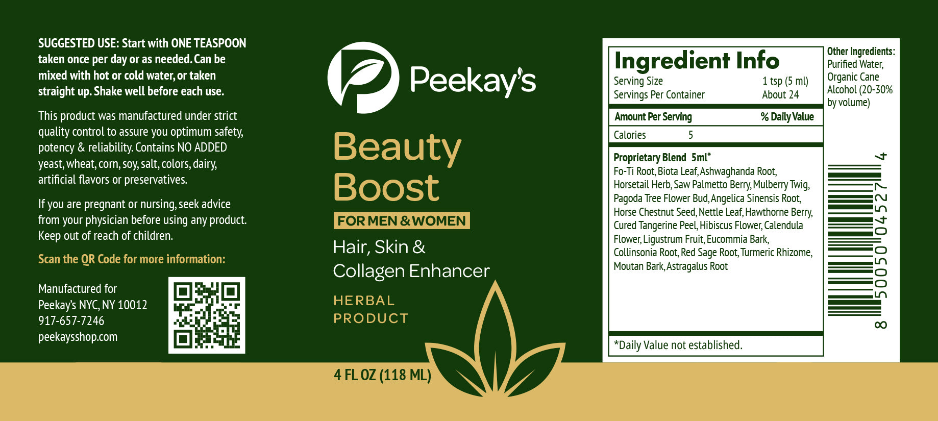 Beauty Boost for Men & Women | Peekay's Herbs – Peekays