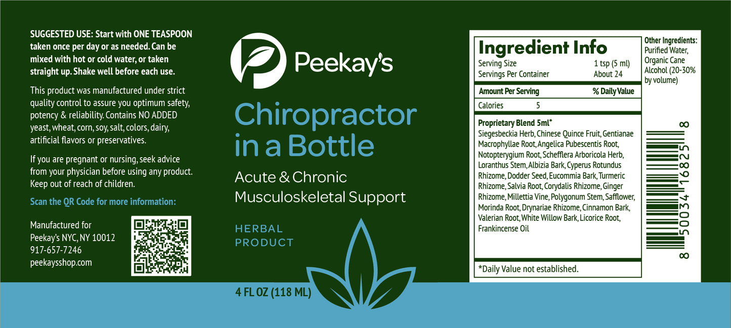 Chiropractor in a Bottle