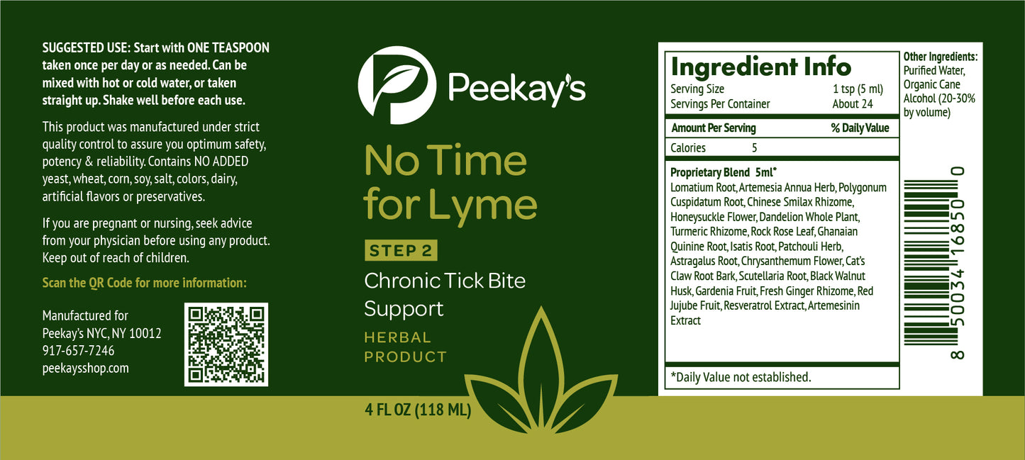 No Time For Lyme (Step II)