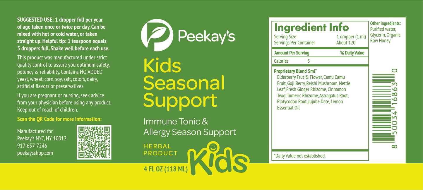 KID’S Seasonal Support